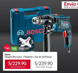 Sodimac Bosch taladro percutor + maletín oferta