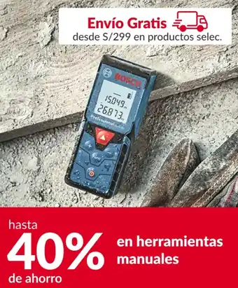 Sodimac En herramientas manuales oferta
