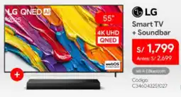 Hiraoka Lg smart tv + soundbar oferta