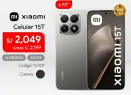 Hiraoka Xiaomi celular 15t oferta
