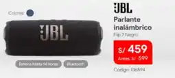 Hiraoka Jbl parlante inalámbrico fip 7 negro oferta