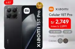 Hiraoka Xiaomi celular 15t pro oferta