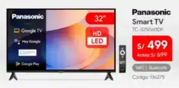Hiraoka Panasonic smart tv 32" oferta
