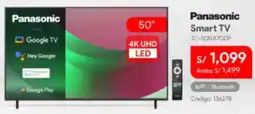 Hiraoka Panasonic smart tv 50" oferta