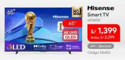 Hiraoka Hisense Smart TV 65" oferta