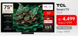 Hiraoka Tcl smart tv 75" oferta