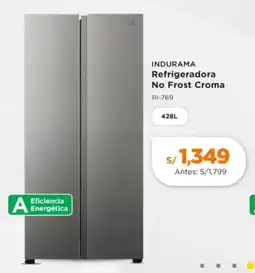 La Curacao Indurama refrigeradora no frost croma oferta