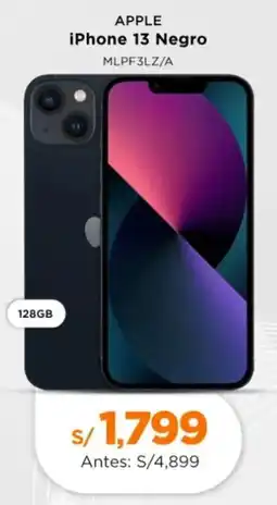 La Curacao Apple iphone 13 negro oferta