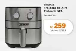La Curacao Thomas freidora de alre plateada oferta