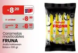 Vega Fruna caramelos masticables jirafa halloween bolsa oferta