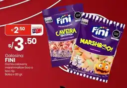 Vega Fini golosina goma calavera, marshmallow boo o boo rip bolsa oferta