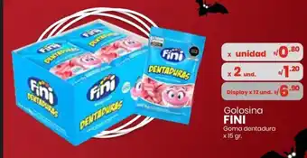 Vega Fini golosina goma dentadura oferta