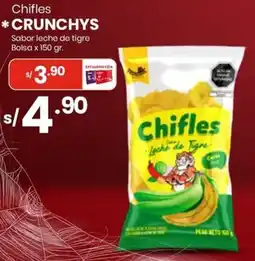 Vega Crunchys chifles sabor leche de tigre bolsa oferta