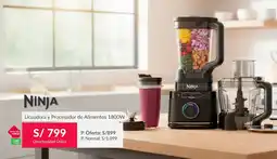 Falabella Ninja licuadora y procesador de alimentos 1800W oferta