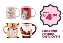 Hiperbodega Precio Uno CASA JOVEN Tazas Mug variados oferta
