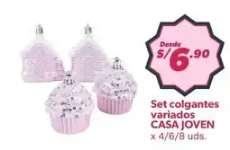 Hiperbodega Precio Uno CASA JOVEN Set colgantes variados oferta