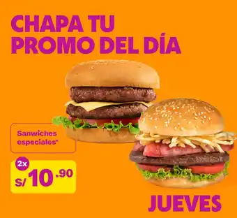 Tambo Sanwiches especiales oferta