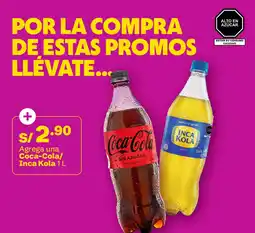 Tambo Agrega una Coca-Cola/ Inca Kola oferta