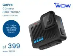 Tiendas EFE GoPro Cámara Hero Fraction oferta