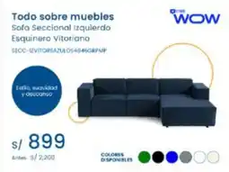 Tiendas EFE Todo sobre muebles Sofa Seccional Izquierdo Esquinero Vitoriano oferta