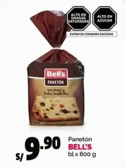 Plaza Vea Bell's panetón oferta