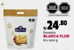 Plaza Vea Blanca Flor panetón oferta
