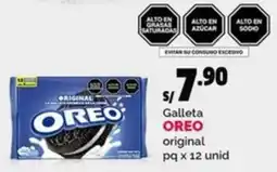 Plaza Vea Oreo original galleta oferta