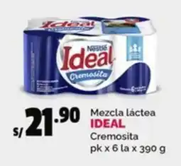 Plaza Vea Ideal mezcla láctea cremosita oferta