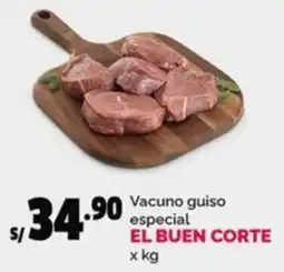 Plaza Vea El Buen Corte vacuno guiso especial oferta