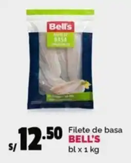 Plaza Vea BELL'S filete de basa oferta