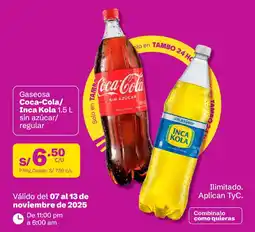 Tambo Coca-Cola / Inca Kola oferta