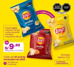 Tambo Lay's papas oferta