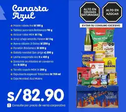 Makro Canasta Azul oferta