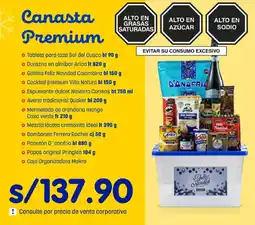 Makro Canasta Premium oferta
