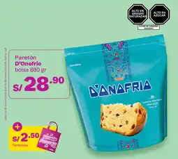 Tambo D'Onofrio panetón + tambolsa oferta