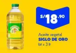 Mass Siglo de Oro aceite vegetal oferta