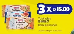 Makro Bimbo tostadas oferta