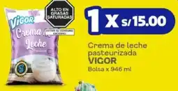 Makro Vigor crema de leche pasteurizada oferta