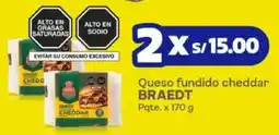 Makro Braedt queso fundido cheddar oferta