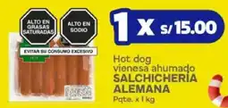 Makro Salchicheria hot dog vienesa ahumado oferta