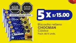 Makro Chocman bizcocho relleno oferta