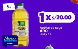 Makro Aro aceite de soya oferta