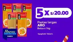 Makro Aro pastas largas oferta