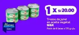 Makro M&K trozos de jurel en aceite vegetal oferta