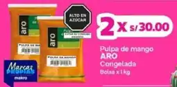 Makro Aro pulpa de mango congelada oferta
