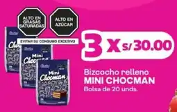 Makro Mini Chocman bizcocho relleno oferta