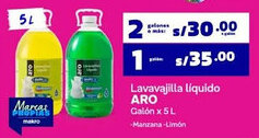 Makro Aro lavavajilla liquido oferta