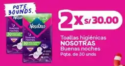 Makro Nosotras toallas higienicas oferta