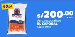 Makro El Caporal arroz extra añejo oferta