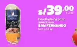 Makro San Fernando enrollado de pollo americano oferta